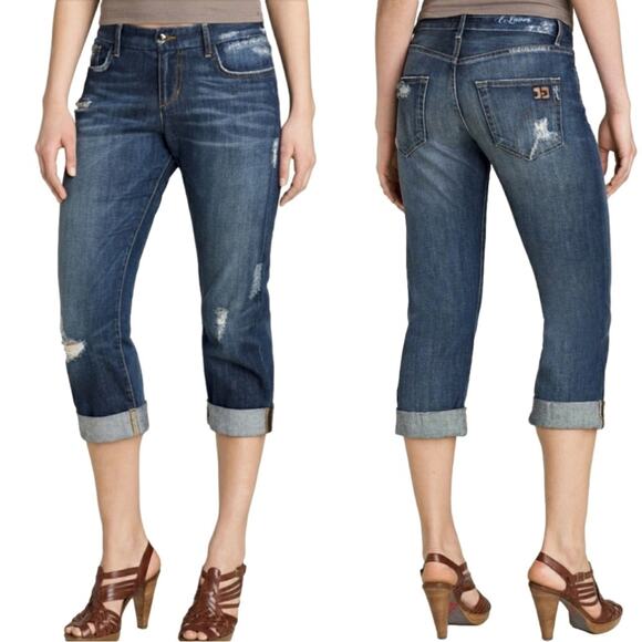 Joe's Jeans Dark Blue Ankle Cropped Denim - Picture 12 of 12